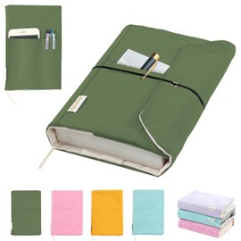 Fundas de lona para libro, protector lavable para novelas de tapa blanda, cubierta ajustable para tapa dura, con bolsillo para bolígrafo, suave, regalos para amantes de los libros