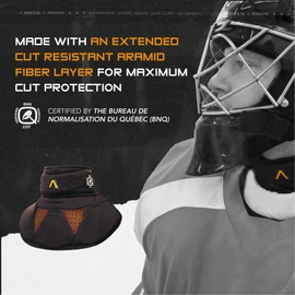Interceptor G - Hockey Goalie Neck Guard/Protector Featuring D3O® - L/XL