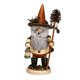 Wood Turning Workshop Uhlig DWU Handmade Incense Man Traditional Crafts Christmas Decoration Gnome 25 cm Cones Collector Natural