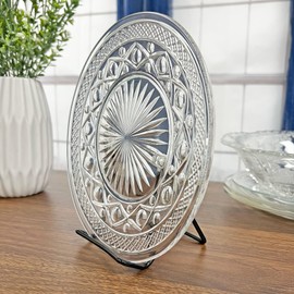 GIBSON HOLDERS 1A Adjustable Black Wire Display Easel, 3.25" W x 3.75" D x 3.625" H, Pack of 6