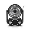 Airbro Rechargeable Camping Fan with Bluetooth Speaker & Radio –