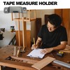 4PCS Small Metal Tape Measure Holder Clip Measuring Tape Belt