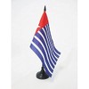 AZ FLAG REPUBLIC OF WEST PAPUA TABLE FLAG 5'' x