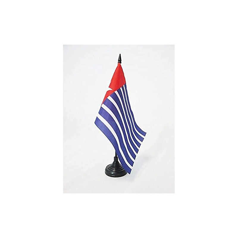AZ FLAG REPUBLIC OF WEST PAPUA TABLE FLAG 5'' x