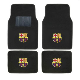SLS New 4pc Barcelona FC Universal Fit Car Truck Front Rear Carpet Floor Mat Set