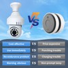 Light Bulb Security Camera Outdoor Wireless WiFi E27 Motion Tracking