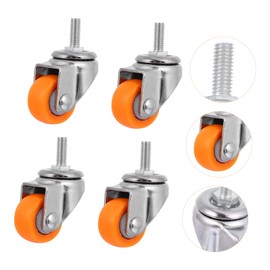 Mobestech 8pcs Rotation Wheel Silent Castors Furniture Caster Wheel Easy Install for Home Office