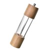 Manual Pepper Grinder Multifunctional Efficient Grinding Oak Patchwork Acrylic Pepper