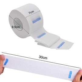 2 Rolls of Disposable Waterproof Hairdressing Salon Rolls - White