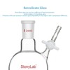 stonylab Reaction Flask, Borosilicate Glass Single-Neck Reaction Flask with 24/40