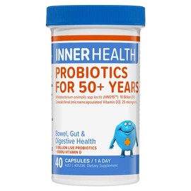 Inner Health Products Buy Inner Health Probiotics for 50+ Years 40 Capsules Online