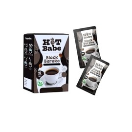 Hot Babe Black Coffee Mix by Kiray Celis (1 Pack, Black Barako)