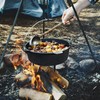 Uno Casa 6Qt Cast Iron Camping Dutch Oven with Lid