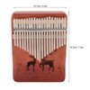 21 Keys Thumb Piano Musical Instruments Kalimba Finger Piano with