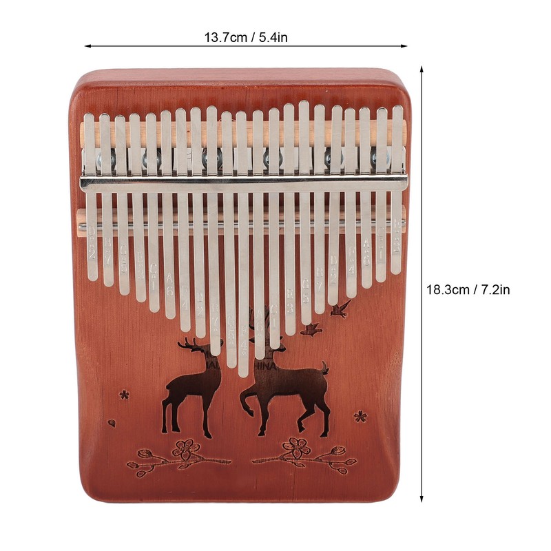 21 Keys Thumb Piano Musical Instruments Kalimba Finger Piano with