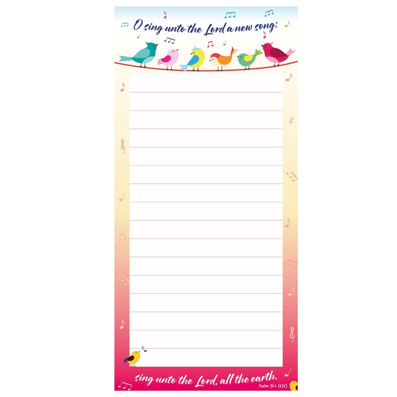Christian fridge notepads, pack of 4, designed in England, with