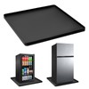 Mini Fridge Silicone Mat with Raised Edge, 23.6''x19.7'' Under Refrigerator