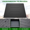 SAUTVS TPE Cargo Bed Mat Liner for Kawasaki Mule, Rubber