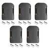 QINIZX 5 Packs Battery Wall Mount Storage Shelf Rack, Battery