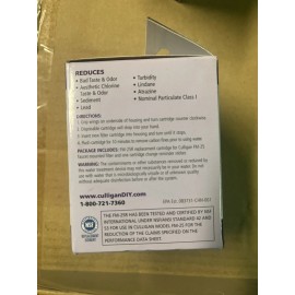 Culligan FM-25R Faucet Mount Replacement Water Filter Cartridge New Sealed