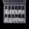 KADS Pack of 120 Transparent Full Cover Dual Nail System