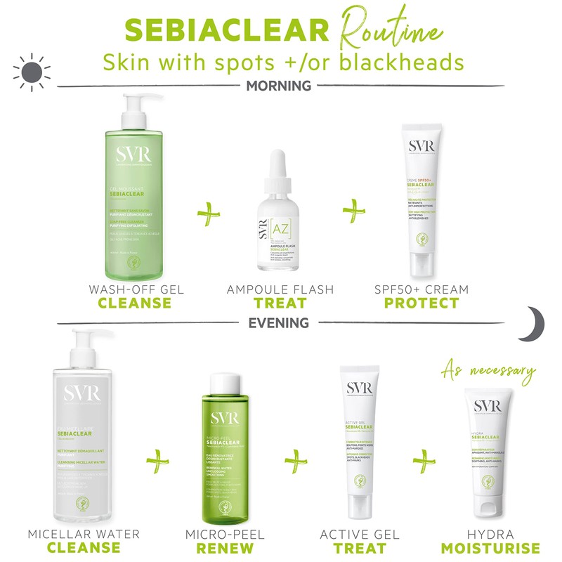 SVR Sebiaclear Active Gel Anti-Bumps 40 ml