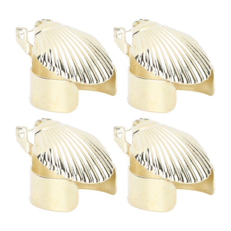 4Pcs Candle Snuffer Candle Extinguisher Metal Shell Pattern Automatic Candle