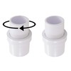 ATIE 1-1/2" Pool Vacuum Head Swivel Adapter Connector for Manual