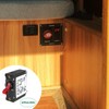 A-Series 25A Boat Circuit Breaker Magnetic with Red Toggle AC/DC