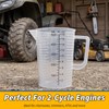 2 Stroke Oil Measuring Cup, 16oz with Ratio Chart, Oil