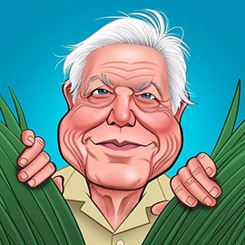 Really Wild Cards David Attenborough Birthday Greeting Sound Card Blank Inside RWSN06