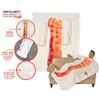 Bacon Strip Wearable Sleeved Arm Blanket 70"x50" Rectangle, Snuggle Up
