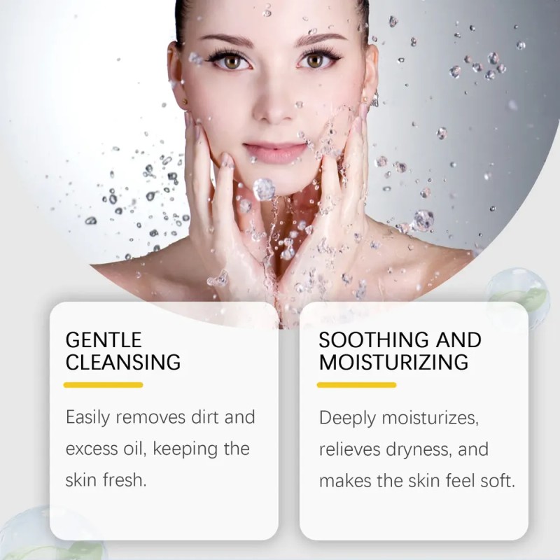 Limpiador Facial Con Aminoácidos, Limpieza Suave De La Piel