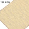 HARFINGTON 50pcs Micro Sander Paper 100 Grit 3.5x1.2 Inch Mini