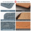 Large Bulletin Felt Board,60 x 35 Inches Decorative Felt Pin