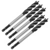 5Pcs Brad Point Drill Woodworking 4 Flute Cut Drilling Tool