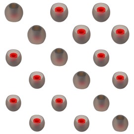 WKYMY Silicone Earbud Tips Earbud Replacement Tips Eartips for (Inner Hole from 3.8mm-5.5mm Earphones) Headphone Earbud Rubber Tips Earbud Caps S M L 9 Pairs