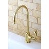 Kingston Brass Gourmetier KS7192AL Restoration Single Handle Water Filtration Faucet,