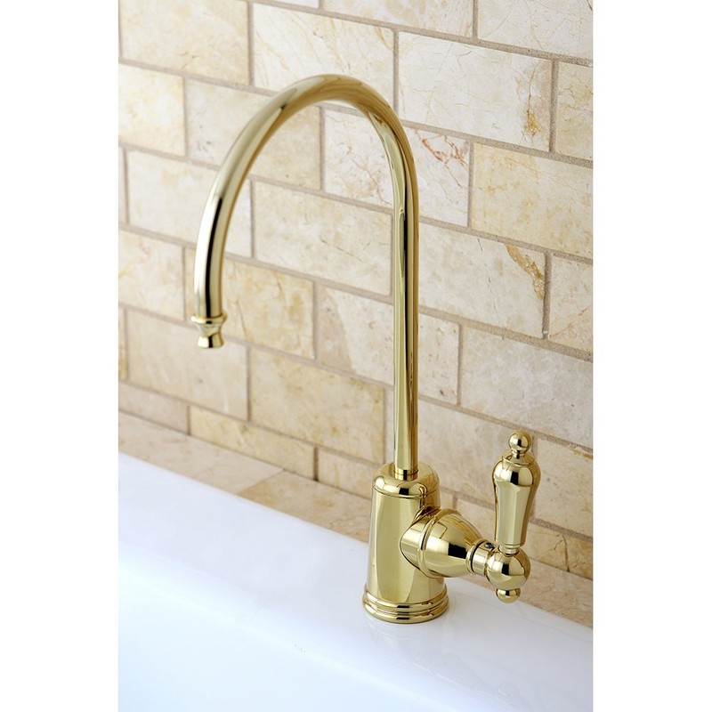 Kingston Brass Gourmetier KS7192AL Restoration Single Handle Water Filtration Faucet,