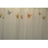 Ricardo Butterfly Embroidered Fabric Shower Curtain Mariposa 70Wx72L