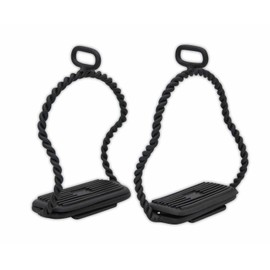 AMKA Icelandic Stirrups Black Curved Legs