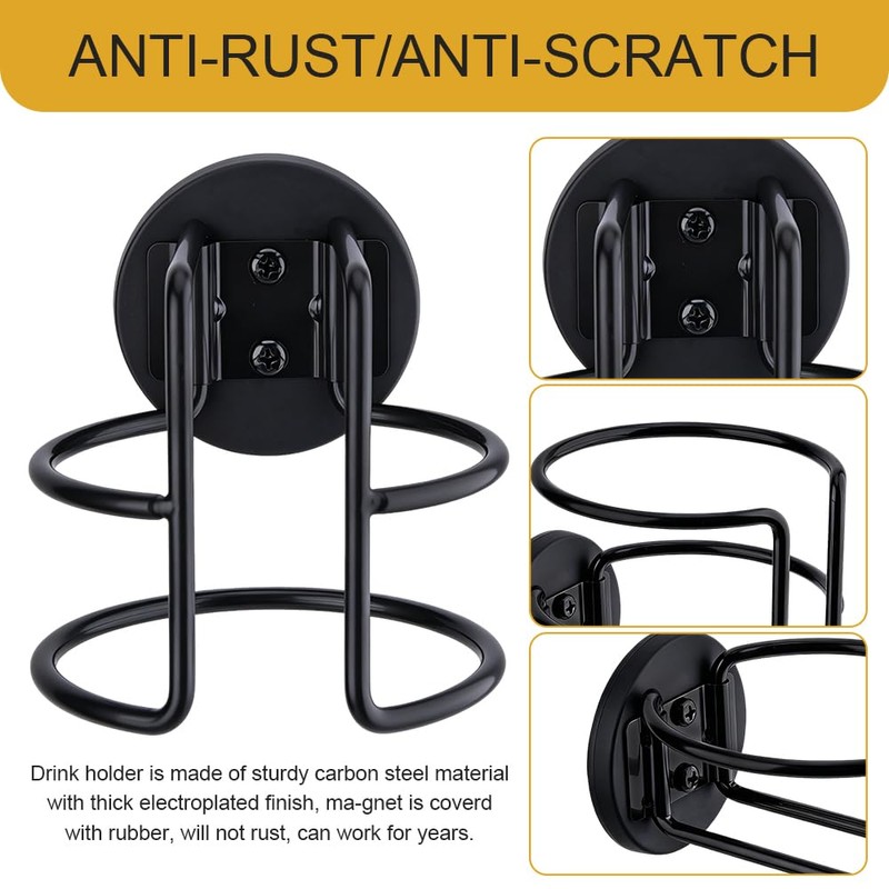 Magnetic Cup Holder with 2 Screws Mount, Car Cup Holder,