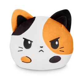 TeeTurtle 4" Reversible Cat Plushie - Cute Kawaii Calico - Soft Stuffed Animal
