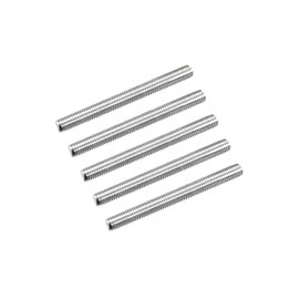 sourcing map Fully Threaded Rod M5 x 50mm 0.8mm Thread Pitch 304 Stainless Steel Right Hand Threaded Rods Bar Studs 5 Pack