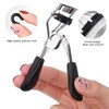 Eyelash Curler with Eyelash Brush and 4 Rubber Refill Pads