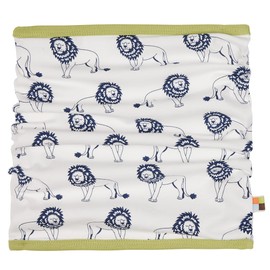 loud + proud Unisex with print, GOTS certified tube scarf, ultramarine