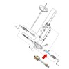 Drive-up Tie Rod End Fits Yamaha G29 Golf Cart JW1-F3837-00-00