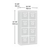 Sauder Stow-Away 8-Cube Organizer, Versatile Storage Solution, Cube Bookshelf -