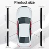 SINGARO Car Door Threshold Protection, 4PCS Door Edge Step Dust