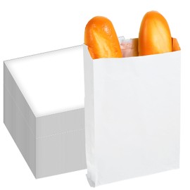 200-Pack 4 LB Foil Sandwich Wrap, Paper Foil Bags for Fast Food, Food Truck, Serving, BBQ